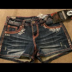 Cowgirl tuff shorts size 28 waist